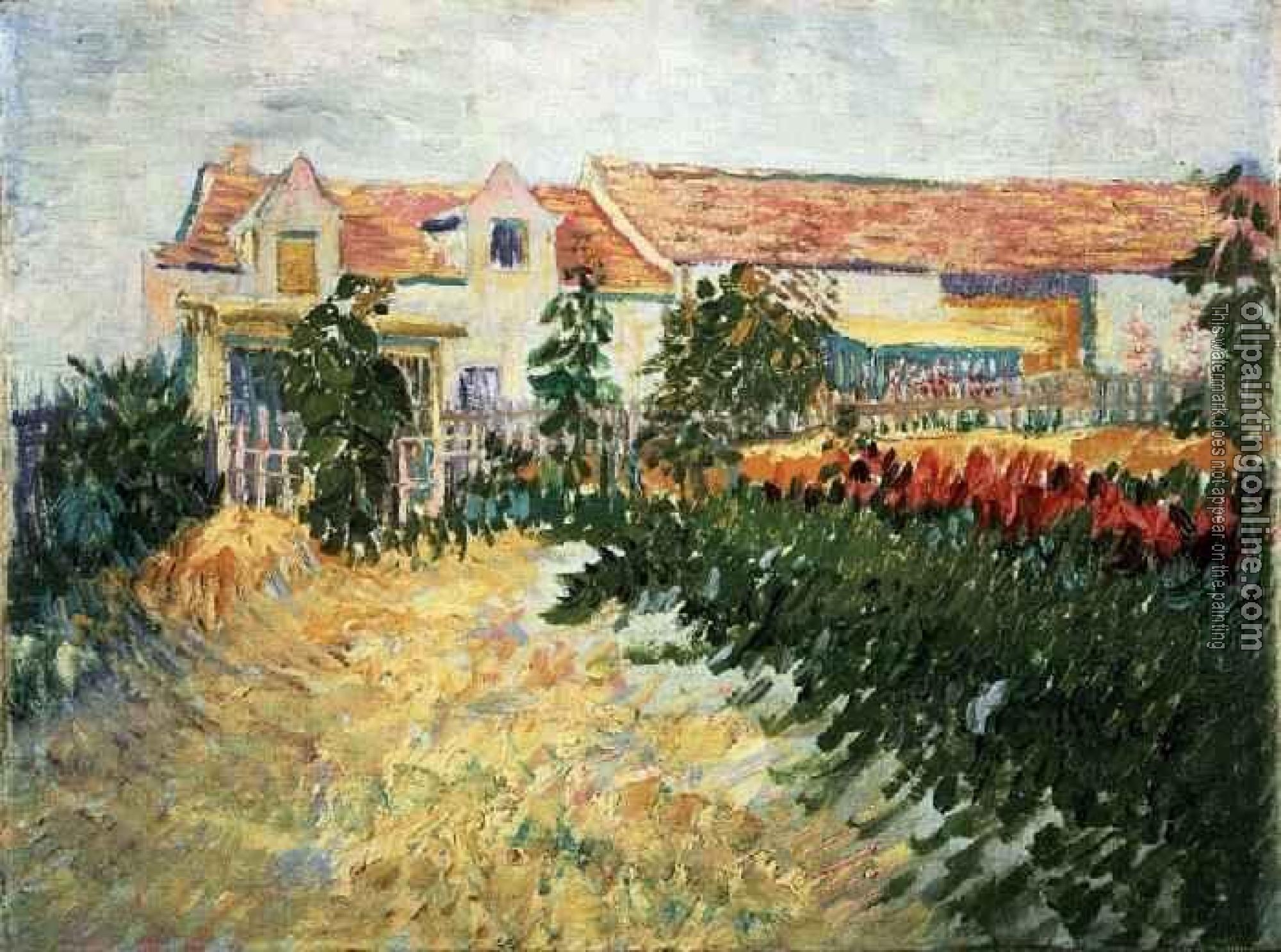 Gogh, Vincent van - House with Sunflowers